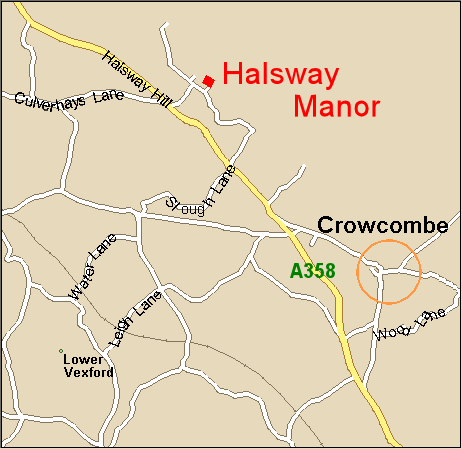 Halsway Manor near Crowcombe, Somerset (13KB)