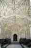 Fan vaulting in an Oxford college chapel